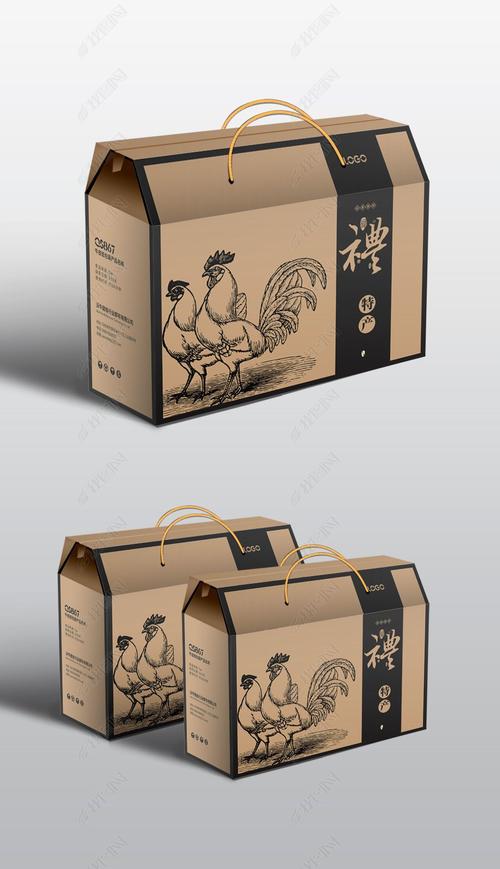 原创农庄农产品包装盒礼品盒产品食品包装设计p版权可商用